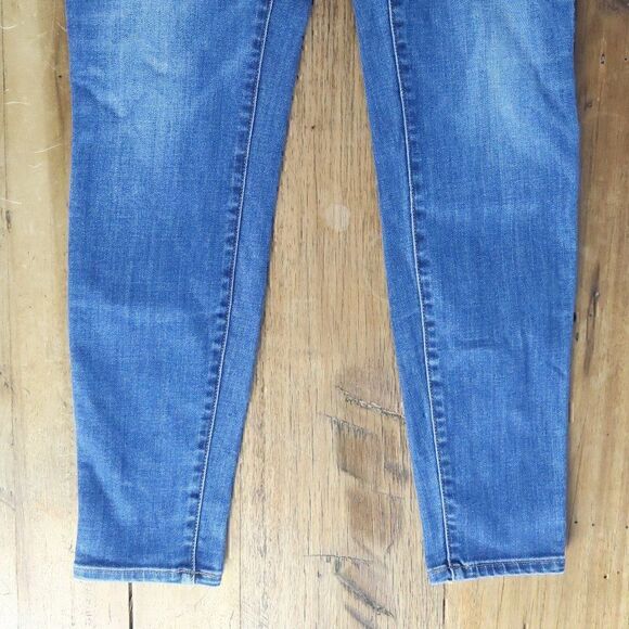MADEWELL HIGH RISE SKINNY BLUE DENIM JEANS SIZE 30 - Picture 5 of 10